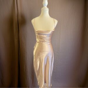 Cross Back Cocktail Dress Pink US M (BRAND NEW NEVER WORN)